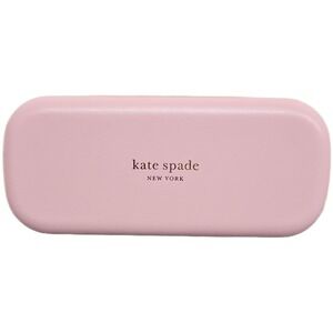 Kate Spade New York Pink & Green Hard Eyeglass/Sunglasses Case w/ Cleaning Cloth